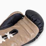 Luvas de Boxe Di Nardo com atacadores Preto-Bege 12 oz 