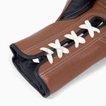 Luvas de Boxe Di Nardo com atacadores Preto-Castanho 16 oz 