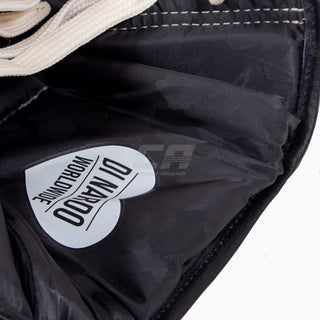 Luvas de Boxe Di Nardo com atacadores Preto-Castanho 16 oz 