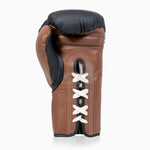 Luvas de Boxe Di Nardo com atacadores Preto-Castanho 16 oz 