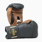 Luvas de Boxe Di Nardo com atacadores castanhos-pretos 16 oz