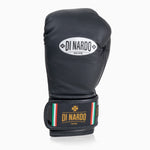 Luvas de Boxe Di Nardo com Velcro 12 Oz Preto-prata escuro 