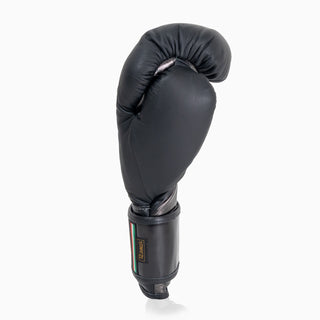 Luvas de Boxe Di Nardo com Velcro 12 Oz Preto-prata escuro 