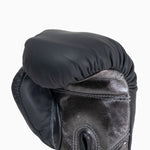 Luvas de Boxe Di Nardo com Velcro 12 Oz Preto-prata escuro 