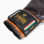 Luvas de Boxe Di Nardo com Velcro 14 Oz Borgonha-conhaque 