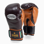 Luvas de Boxe Di Nardo com Velcro 14 Oz Borgonha-conhaque 