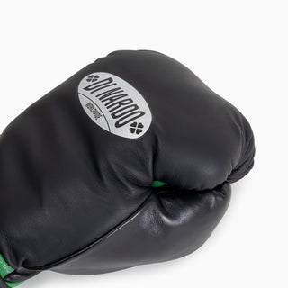 Luvas de Boxe Di Nardo com Velcro 14 Oz Nero-verde 
