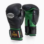 Luvas de Boxe Di Nardo com Velcro 14 Oz Nero-verde 