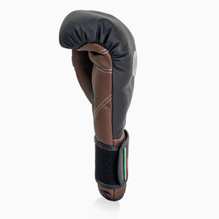Luvas de Boxe Di Nardo com Velcro 16 Oz Preto-cacau 