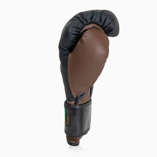 Luvas de Boxe Di Nardo com Velcro 16 Oz Preto-cacau 