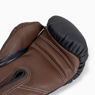 Luvas de Boxe Di Nardo com Velcro 16 Oz Preto-cacau 