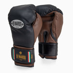 Luvas de Boxe Di Nardo com Velcro 16 Oz Preto-cacau 