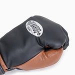 Luvas de Boxe Di Nardo com Velcro 16 Oz Preto-castanho 