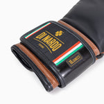 Luvas de Boxe Di Nardo com Velcro 16 Oz Preto-castanho 