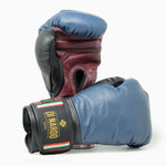 Luvas de Boxe Di Nardo com velcro Azul-vermelho-preto 12 oz