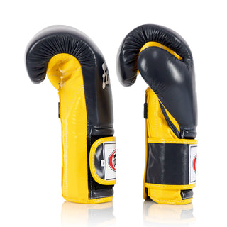 Luvas de Boxe Fairtex Mexican Estilo BGV9 Azul-amarelo 