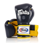 Luvas de Boxe Fairtex Mexican Estilo BGV9 Azul-amarelo 