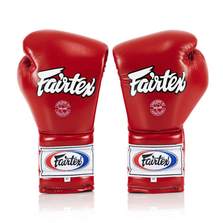 Luvas de Boxe Fairtex PRO Treinamento Mexican Estilo BGL7 Vermelho 