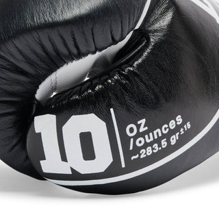 Luvas de Boxe Leone Shock Pro com atacadores GN057L Preto 