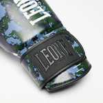 Luvas de Boxe Leone Urban Fighter GN335 Camuflado azul-verde 