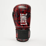 Luvas de Boxe Leone Urban Fighter GN335 camuflagem vermelho-preto 