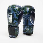 Luvas de Boxe Leone Urban Fighter GN335 Camuflado azul-verde 