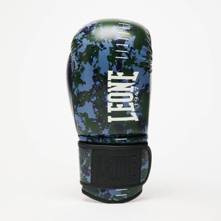 Luvas de Boxe Leone Urban Fighter GN335 Camuflado azul-verde 