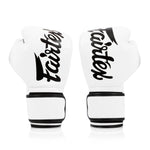 Luvas de Muay Thai Fairtex BGV14 Branco 