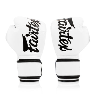 Luvas de Muay Thai Fairtex BGV14 Branco 