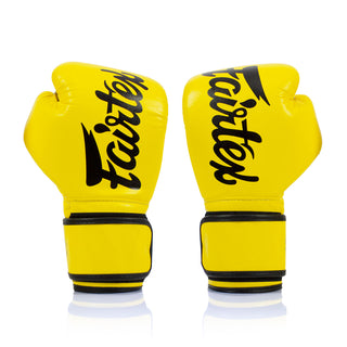 Luvas de Muay Thai Fairtex BGV14 Amarelo 