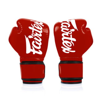 Luvas de Muay Thai Fairtex BGV14 Vermelho 