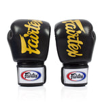 Luvas de Muay Thai Fairtex BGV19 Deluxe Preto 