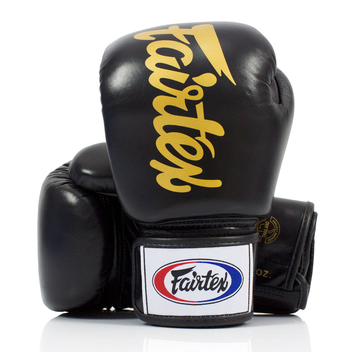 Luvas de Muay Thai Fairtex BGV19 Deluxe Preto 