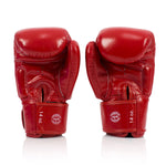 Luvas de Muay Thai Fairtex BGV19 Deluxe Vermelho 