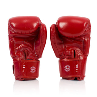 Luvas de Muay Thai Fairtex BGV19 Deluxe Vermelho 