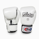 Luvas de Muay Thai Fairtex BGV1 Branco 