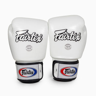 Luvas de Muay Thai Fairtex BGV1 Branco 