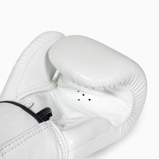 Luvas de Muay Thai Fairtex BGV1 Branco 