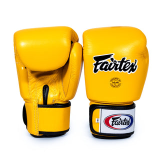 Luvas de Muay Thai Fairtex BGV1 Amarelo 