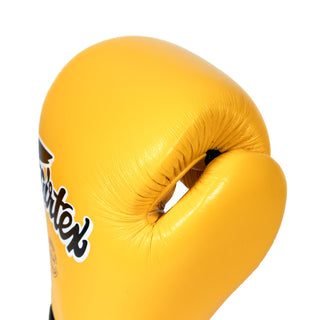 Luvas de Muay Thai Fairtex BGV1 Amarelo 