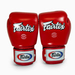 Luvas de Muay Thai Fairtex BGV1 Vermelho 