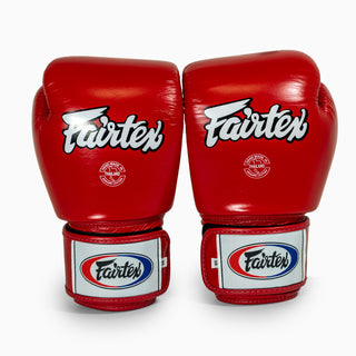 Luvas de Muay Thai Fairtex BGV1 Vermelho 