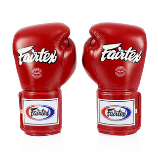 Luvas de Muay Thai Fairtex BGV5 Super Sparring Vermelho 
