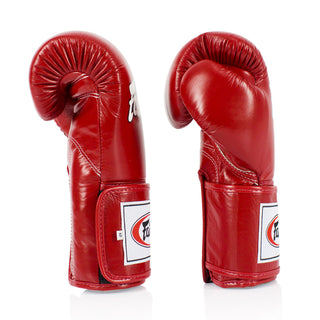 Luvas de Muay Thai Fairtex BGV5 Super Sparring Vermelho 