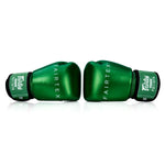 Luvas de Muay Thai Fairtex Metálico BGV22 Verde 