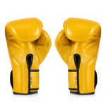 Luvas de Muay Thai Fairtex Super Sparring BGV18 Ouro 