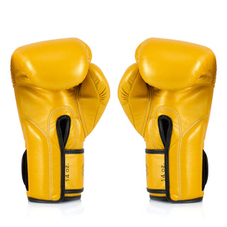 Luvas de Muay Thai Fairtex Super Sparring BGV18 Ouro 