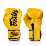 Luvas de Muay Thai Fairtex Super Sparring BGV18 Ouro 