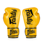 Luvas de Muay Thai Fairtex Super Sparring BGV18 Ouro 