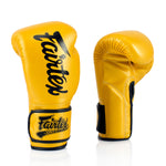 Luvas de Muay Thai Fairtex Super Sparring BGV18 Ouro 